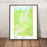 Old Map of Sagle, Idaho by USGS, 1968 – Lake Pend Oreille, Sandpoint & Kaniksu National Forest