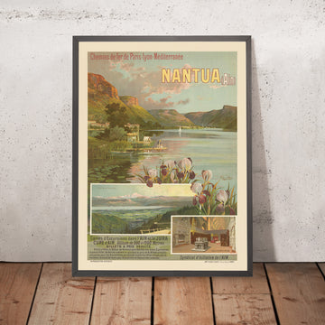 A framed image of 