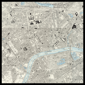 An old Ordnance Survey map of Chelsea
