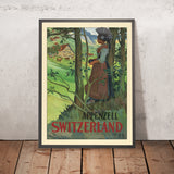 Appenzell Reiseplakat von Auguste Viollier, 1904 