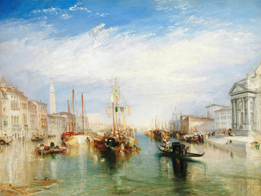 Venice, from the Porch of Madonna della Salute by Turner, 1835