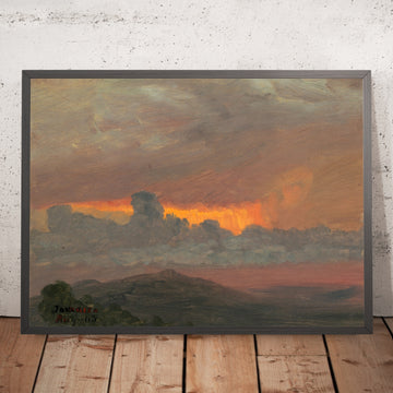 A framed image of 