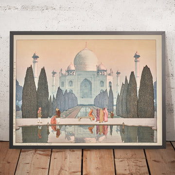 A framed image of 
