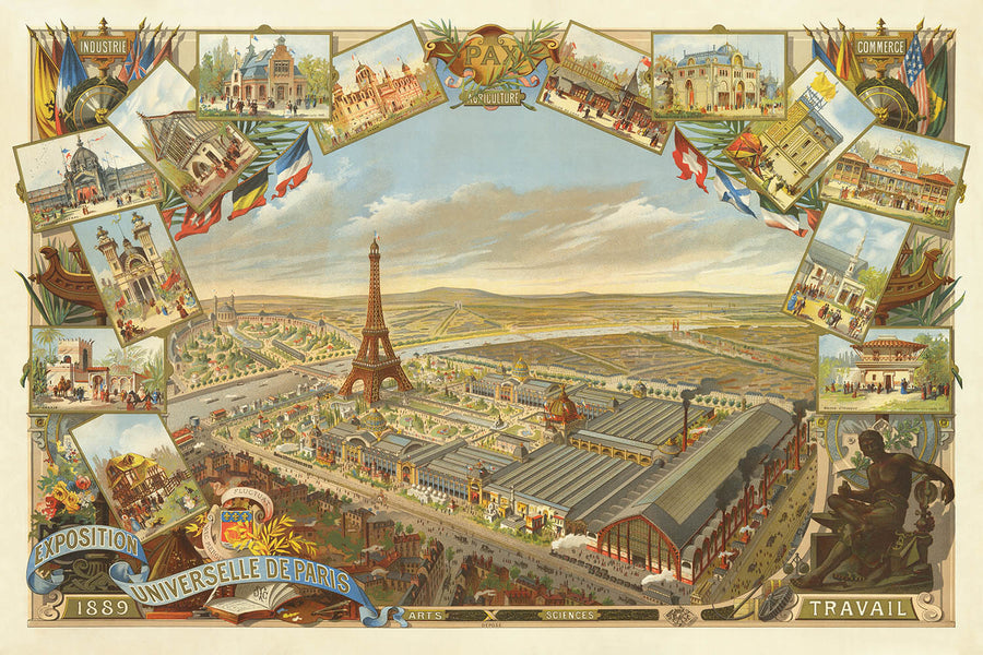 Prima vista della Torre Eiffel all&