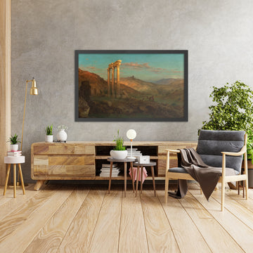 A framed image of 