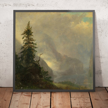 A framed image of 
