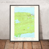 Old Map of Copper Harbor, Michigan by USGS, 1948 – Lake Medora & Lake Superior