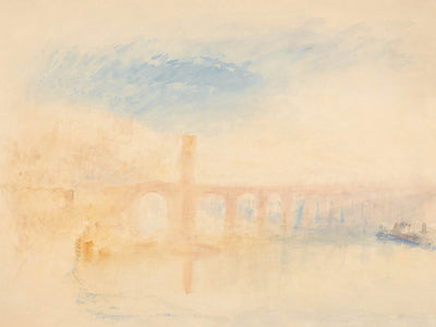Le pont de la Moselle, Coblence par Turner, 1842 