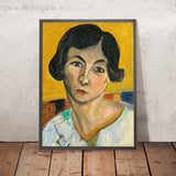 Kopf einer geneigten Frau (Tilted Woman's Head) von Henri Matisse, 1916 