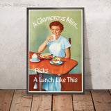 National Dairy Council Vintage Milk Poster, 1952