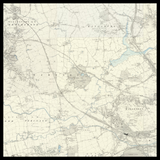 Mapa antiguo personalizado de Brent 