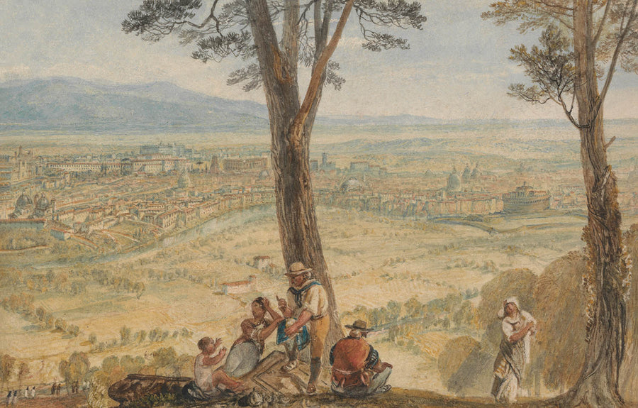 Roma da Monte Mario di Turner, 1818 