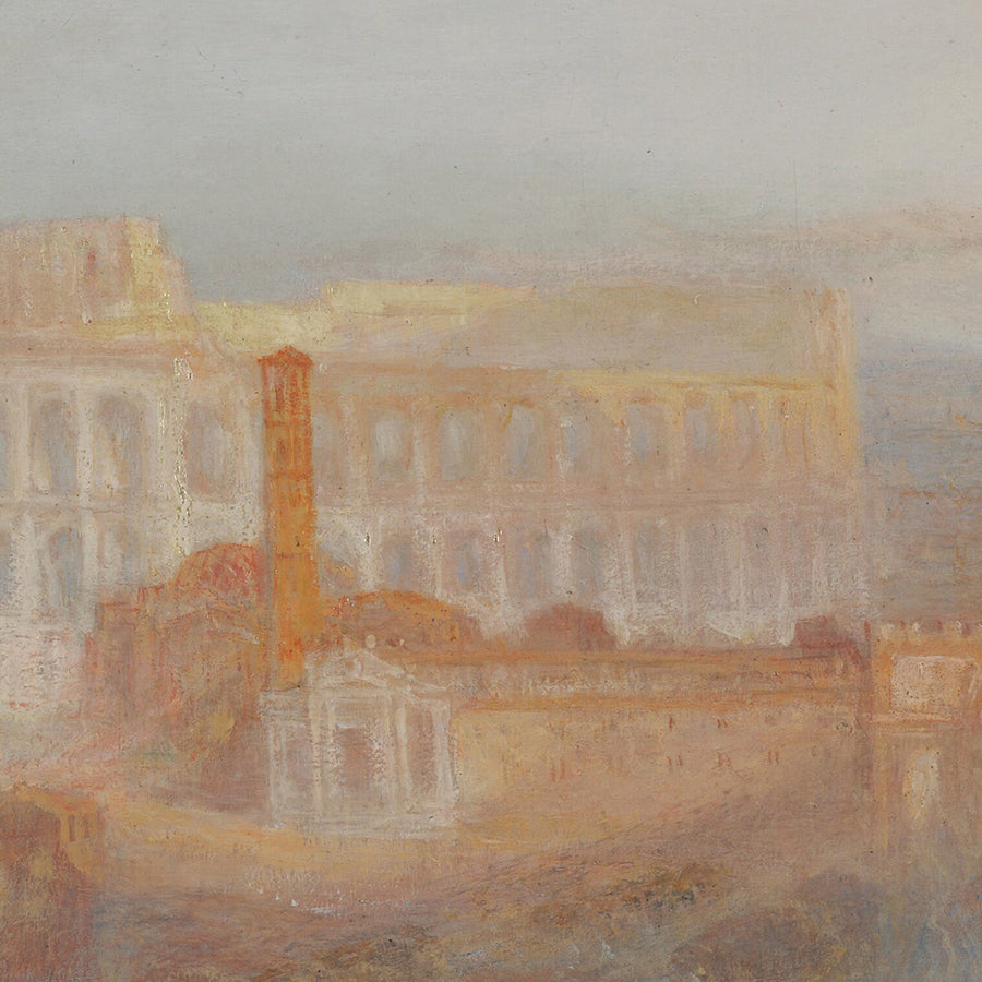 Rome moderne - Campo Vaccino par Turner, 1839 