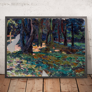 A framed image of 