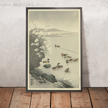 A framed image of 