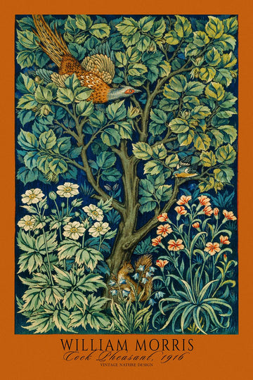 Cock Pheasant by William Morris, 1916