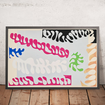Una imagen enmarcada de La lagune III (The lagoon III) de Henri Matisse, 1947