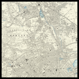 Mapa antiguo personalizado de Crouch End 