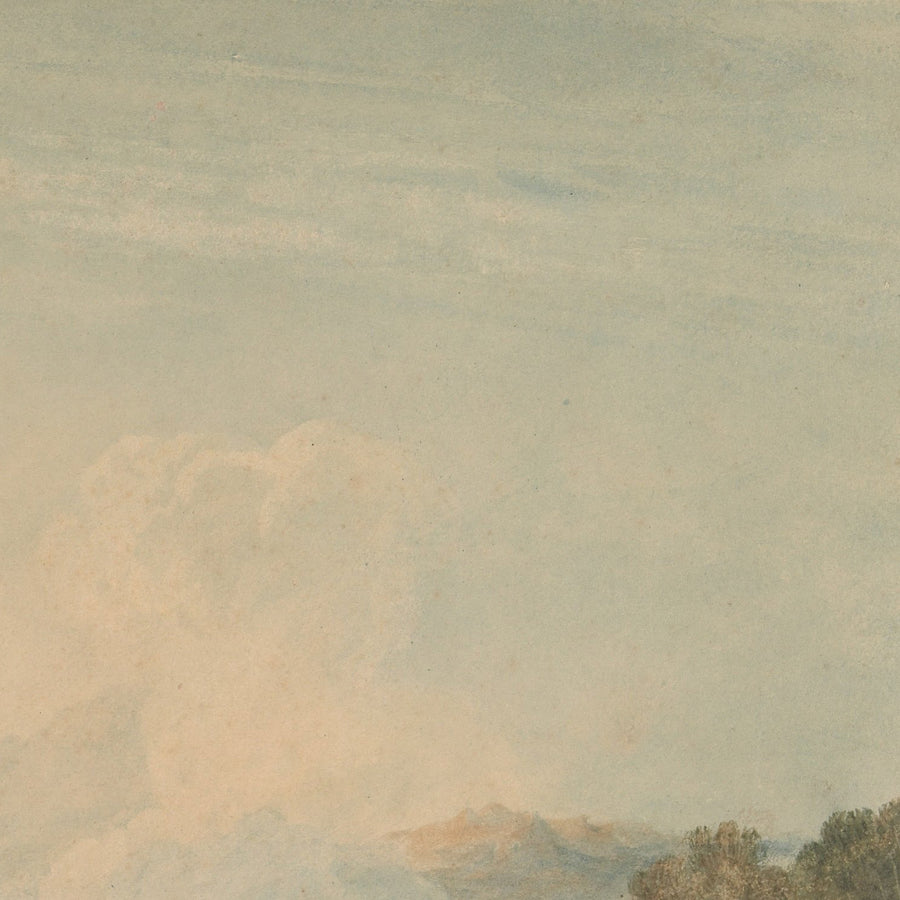 Le lac Léman et le mont Blanc par Turner, 1802 