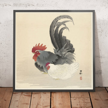 A framed image of 