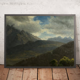 In the Rocky Mountains by Albert Bierstadt, 1870