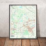 Map of Breaux Bridge, Louisiana by USGS, 1998 – Lafayette, Bayou Teche & Vermilion River