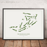 The Dunluce Links: Modern Golf Course Map