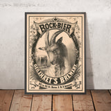 Geo. Ehret’s Brewery Vintage Bock Beer Poster, 1882