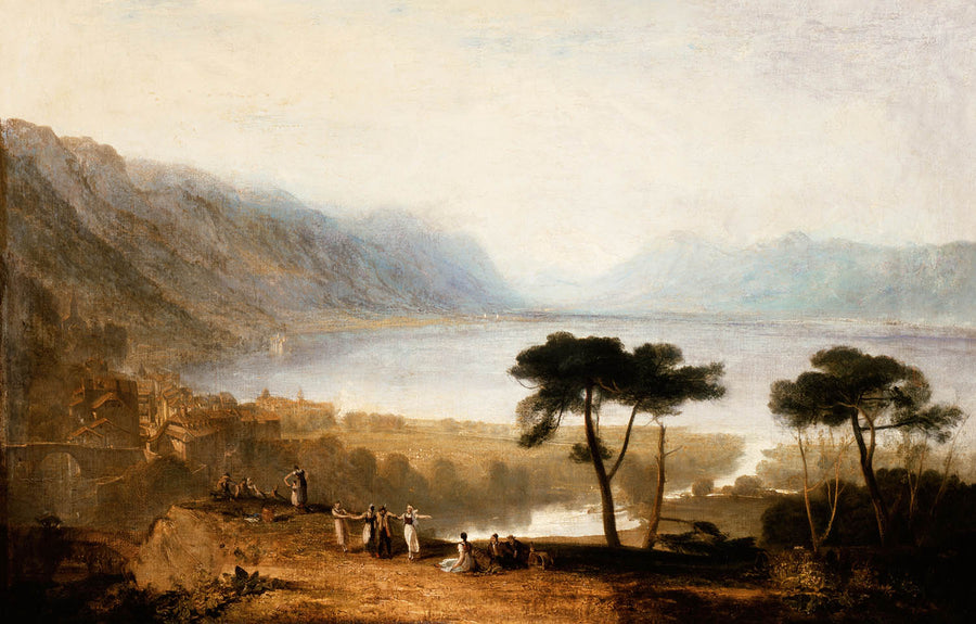 Lago di Ginevra da Montreux di Turner, 1810 