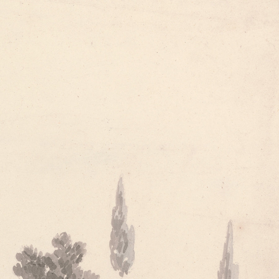 Gebäude mit Blick auf Wasser, nahe Neapel von Turner, 1796 