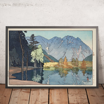 A framed image of 
