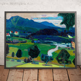 Murnau – View over the Staffelsee by Wassily Kandinsky, 1908