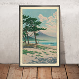 Pinos en la costa de Miho por Hasui Kawase, 1935 