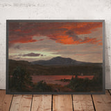 Mount Katahdin from Lake Katahdin, Maine by Frederic Edwin Church, 1853