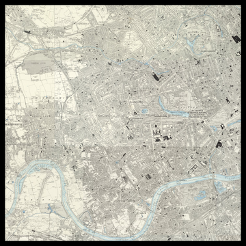 An old Ordnance Survey map of Borough of Kensington and Chelsea
