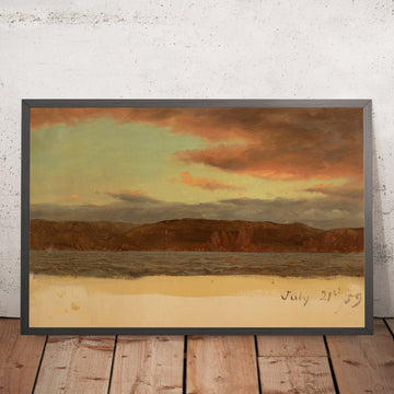 A framed image of 