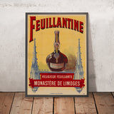 Feuillantine Vintage Liqueur Poster, 1899