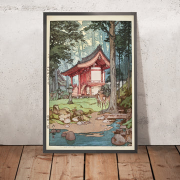 A framed image of 