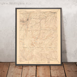 Old Map of Georgetown, Colorado by USGS, 1905 – Silver Plume, Grays Peak & Mount Evans