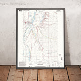 Map of Ennis, Montana by USGS, 1997 – Madison River & Tobacco Root Mountains