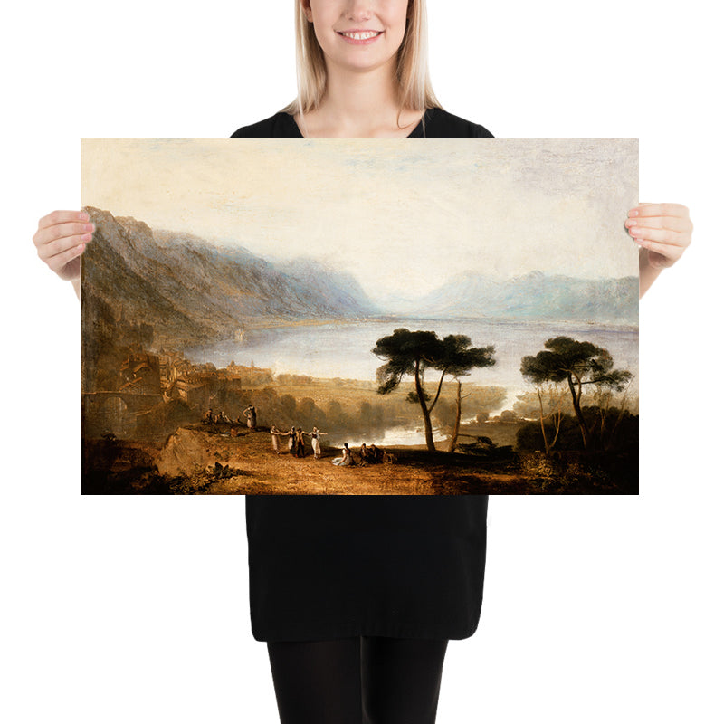 Lago di Ginevra da Montreux di Turner, 1810 