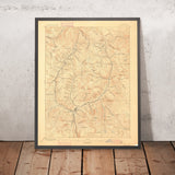 Old Map of Silverton, Colorado by USGS, 1897 – San Juan Mountains, Animas Forks & Red Mountain Pass
