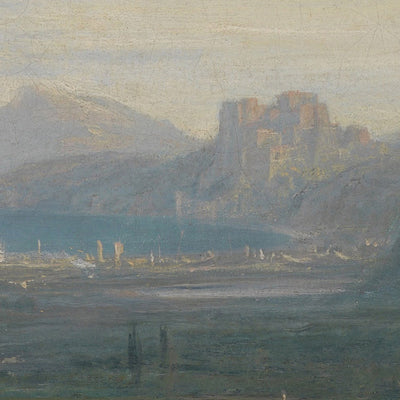 Lake Avernus: Aeneas and the Cumaean Sybil by Turner, 1814