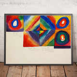Color Studies with Information on Painting Technique by Wassily Kandinsky, 1913