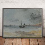 Navire échoué à Brighton par Turner, 1830 