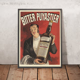 Bitter Puyastier Vintage Bitters Poster, 1891