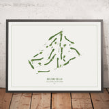 Muirfield Golf Club: Modern Golf Course Map