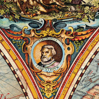 Orbis Terrarum Modern Ancient World Atlas by Ray&Co, 2025: Hemispherical Map, Roman Gods, Ancient Wonders