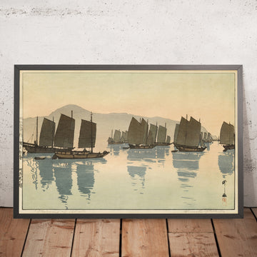 A framed image of 