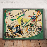 Entwurf zu Grüner Rand (Study for Green Border) by Wassily Kandinsky, 1919